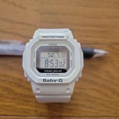 カシオ 腕時計 Baby-G BGD-5000 電波タフソーラー 白 USEDのサムネイル