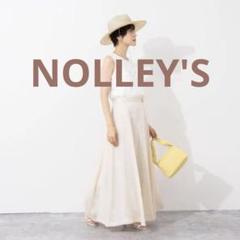 NOLLEY'Sノーリーズ ウォッシャブルラミーローンロングスカート36