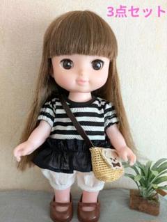 メルちゃん、ソランちゃんのトップス、パンツ、ポシェット