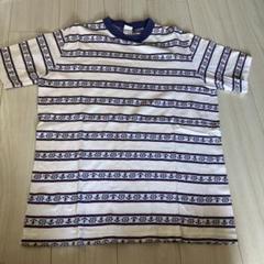 70s jantzen ジャガード　ボーダー　tシャツ ヴィンテージ　usa製