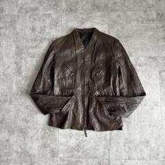 the viridi-anne double zip leather jkt