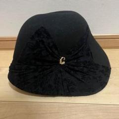 ハット 帽子 ca4la カシラ　DRAPE ブラック 1
