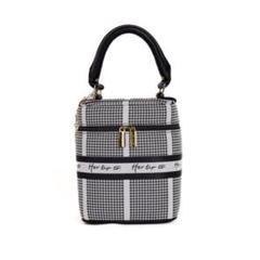 HLT Jacquard Vanity Bag silver