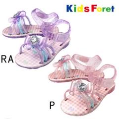 kidsforet クリアサンダル