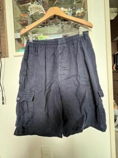 【希望者のみラッピング無料】 90s ゴム カーゴショートパンツ ガーゼ ネイビー oldstussy パンツ