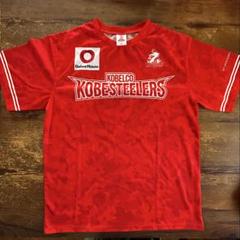 nike ナイキ　神戸製鋼　steelers ラグビー　90s ジャケット NIKE 90s 希少銀タグ 神戸製鋼 ラグビー tシャツ XXLサイズ