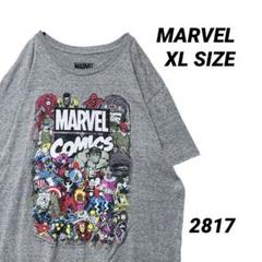 MARVEL マーベル オールキャスト キャラクター Tシャツ XL