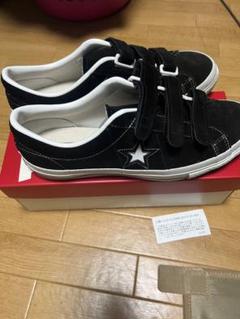 CONVERSE ONE STAR ベルクロ レザー　　ブラック　極美品　24 2025年最新】コンバース ワンスター ベルクロの人気モデル多数