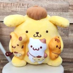 チームプリンみんなでお散歩でちゅ！BIGぬいぐるみ　ポムポムプリン