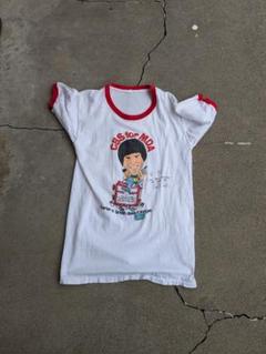 貴重◎ 80's cbs for mda vintage ringer tシャツ