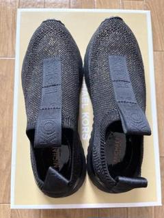 新品 MICHAEL KORS ブラック スリッポン ラメ ５M 22cm