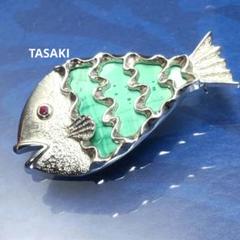 希少♡シーキンクバザール♡優勝記念♡田崎真珠♡絶品マベパール♡ブローチ 激レア♡希少♡TASAKI♡田﨑真珠♡魚モチーフ♡シルバーブローチ