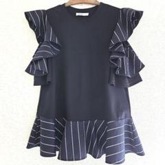 ADEAM アディアム　FOXEY カットソー　ドッキング　リボン紐　ブラック ADEAM – FOXEY 公式オンラインブティック