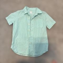 GAP ミントグリーン 半袖シャツ 120cm リネンシャツ