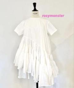 未使用】今期新作未使用rosymonster Junオペラワンピース白 半袖
