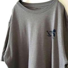 CROWN&IVY 鴨 フライ サウス Tシャツ L グレー 灰色 古着