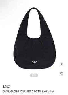 LMC OVAL GLOBE CURVED CROSS BAG black