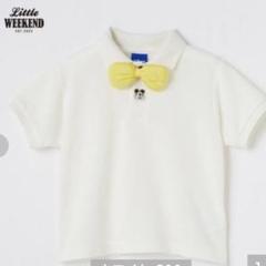 リトルウィークエンド ミッキー リボン Tシャツ 100cm