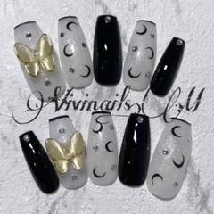 【現品】マリーンセルネイル　ラメネイル　y2kネイル　韓国　ネイルチップ マリーンセル 韓国 シンプル ネイルチップ - nail_ay_ | minne