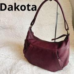 【新品タグ付き】Dakota バーガンディ レザー 2wayワンショルダーバッグのサムネイル