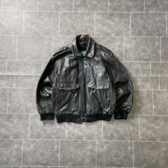 90s vintaga フライトジャケット A-2 G-1 羊革 ブラック 短丈 G-1・A-2 | ミリタリーショップ シービーズ