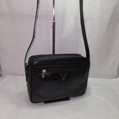 超美品　VALENTINO ハンドバッグ ブラック レザー ロゴ オシャレ 大人