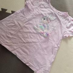 ♥️mezzo piano♥️うさぎ　ピンク Tシャツ 140cm
