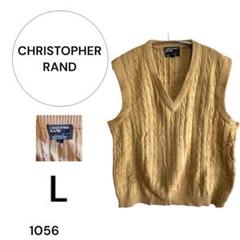 ★貴重★ CHRISTOPHERRAND ケーブルニット ベスト L ビンテージ
