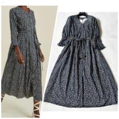 美品♡マックスマーラ ロングワンピース カシュクール ウエスト