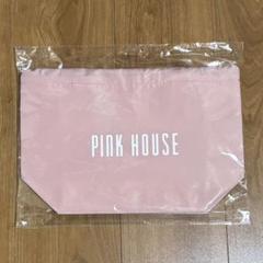 【新品未使用】ピンクハウス☆ロゴ保冷温巾着バッグ(ピンク)