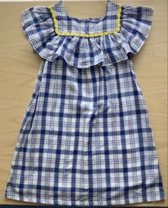 10Y Amaia kids ④ ブルー チェック ワンピース amaia - メルカリ