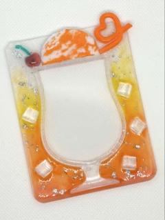 クリームソーダ(橙)トレカケース