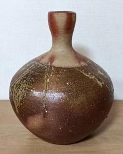 陶器の花瓶 ブラウンとベージュのグラデーション - メルカリ