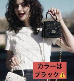 sheller シェリエ check tweed bag 5周年 ノベルティ sheller シェリエ check tweed bag 5周年 ノベルティ