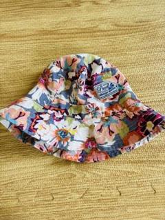 花柄 バケットハット 48センチ キッズ帽子