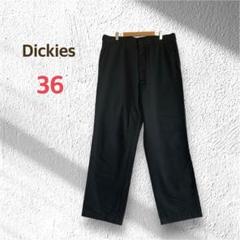ディッキーズ チノパン ワークパンツ 36 L~XL ブラック 綿 大きいサイズ