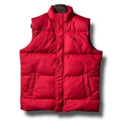 最終値下げ★極美品 ポロバイラルフローレン ダウンベスト ジップアップ チェック 最終値下げ☆極美品 ポロバイラルフローレン ダウンベスト