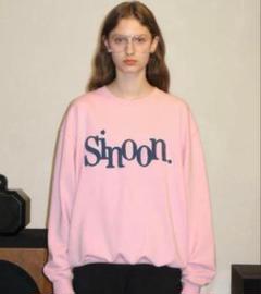 SINOON トレーナー　スウェット SINOON] BOUCLE LOGO SWEATSHIRT (sinoon/スウェット