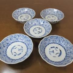 微塵唐草 なます皿 5枚 松竹梅 蛇の目 江戸 美品 微塵唐草 なます皿 5枚 松竹梅 蛇の目 江戸 美品 - メルカリ