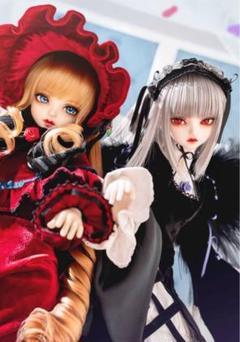 ローゼンメイデン サンリオ DOLK ハローキティ クロミ 真紅