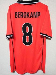s*a様 オランダ代表　ユニフォーム　ウェア　シャツ　ベルカンプ　フランスW杯ア NIKE - オランダ代表1998W杯 Hレプリカユニフォーム #8