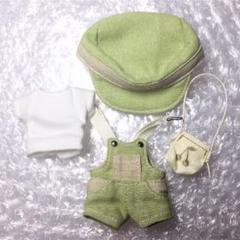 ねんどろいどどーる 服 4点セット 検索:サロペット/帽子/シャツ/オビツ11
