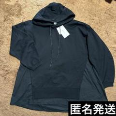 ZUCCA 斜めジップ　黒　ブラック　パーカー セール❣️ZUCCA 斜めジップ 黒 ブラック パーカー