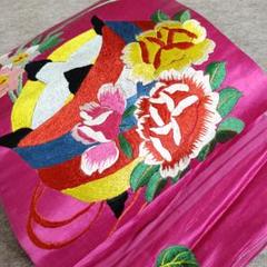 割引クーポン 名古屋帯 ◇746◇アンティーク帯 蘇州刺繡 大正 古典柄 糸巻き 着物・浴衣
