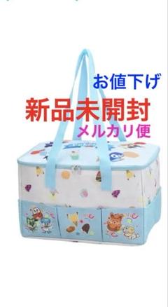 新品未開封！ポケットモンスター プラチナムザッカ　保冷トートバッグ　青　レジかご