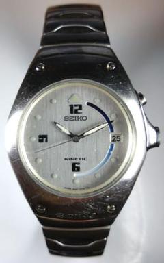 ジャンク セイコー キネティック メンズ腕時計 5M42-0H70 SEIKO