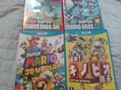 Wii,Wii U 人気タイトル4本セット 動作品　マリオ