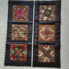 ハンドメイド　曼荼羅模様のタペストリー　2枚セット