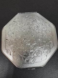資生堂　コンパクトミラー　銀製 SILVER刻印有 資生堂コンパクトミラー銀製 SILVER刻印有