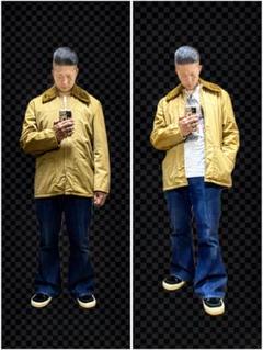 ★激安‼️好デザイン‼️雰囲気抜群★70s JCPenney ボア襟 JK L‼️
